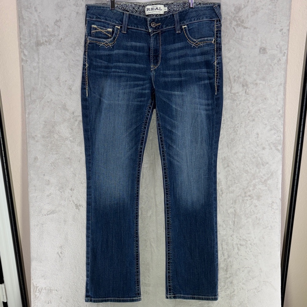 Ariat Women's Mid Rise Boot Cut Jeans Size 16WR